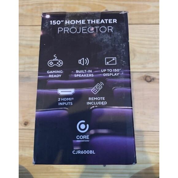 Core Innovations CJR600 150 LCD Home Theater Projector (Black) - Picture 2 of 2